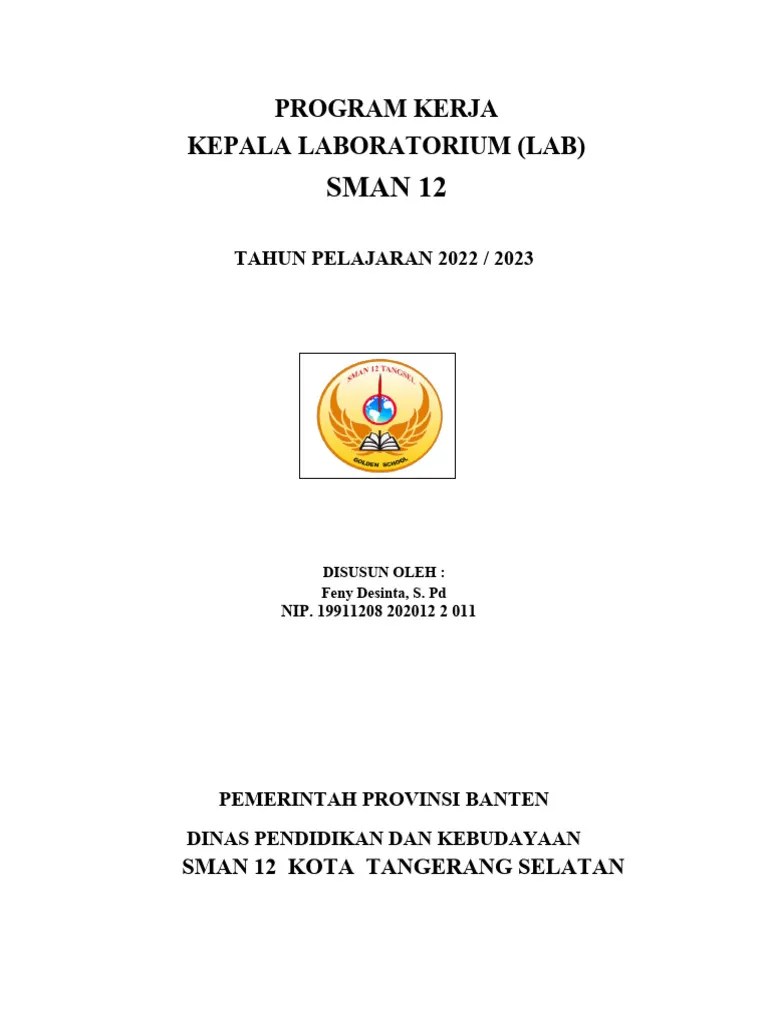 Program Kerja Kepala Laboratorium DUBES | PDF