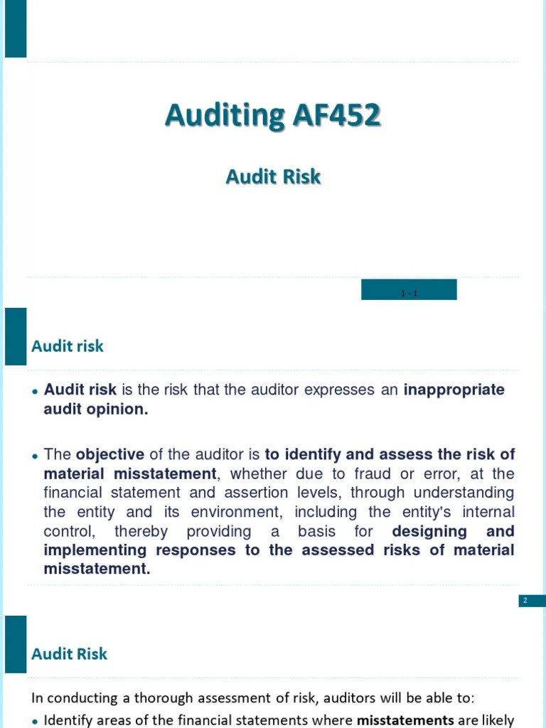 Auditing - A Risk-Based Approach | PDF | Audit | Financial Audit