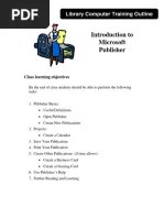 1 Introduction To MS Publisher | PDF | Window (Computing) | Graphical User Interfaces