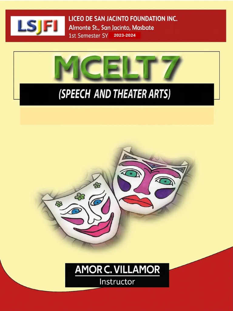 Speech And Theater Arts And Speech And Stage Arts Prelim Final | PDF