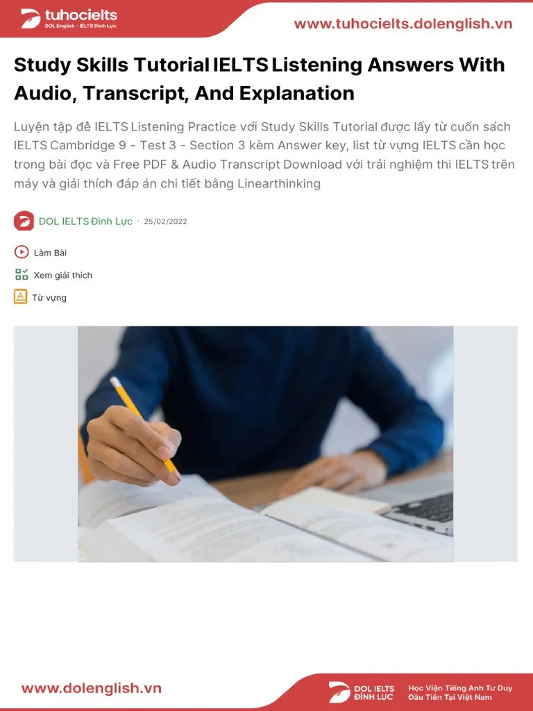 Study Skills Tutorial | PDF