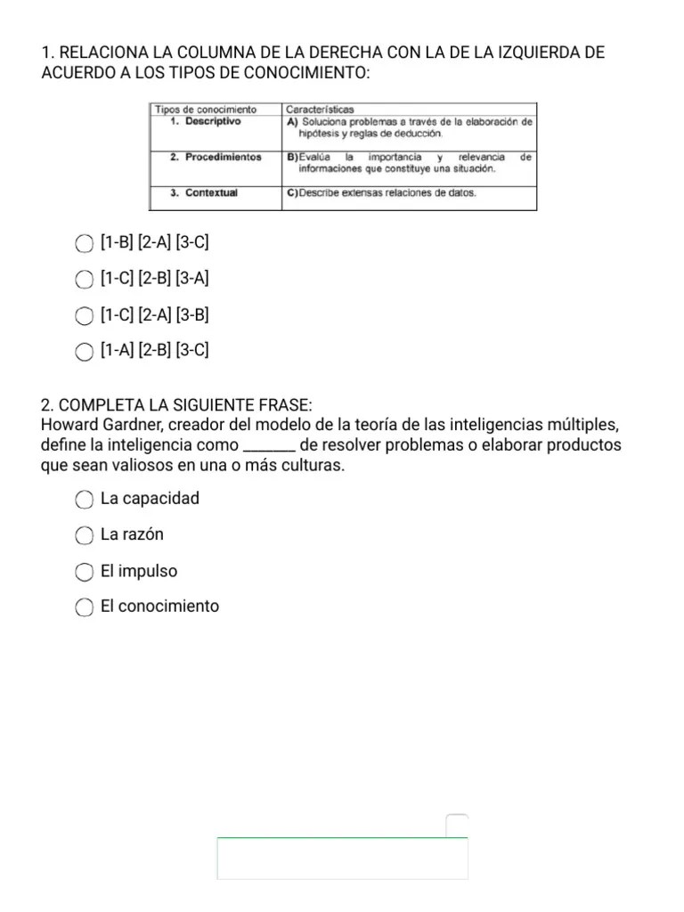 Test Módulo 1. De La Información Al Conocimiento 1 | PDF