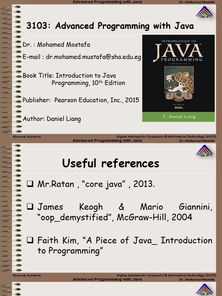 1 - Java Basics | Download Free PDF | Java (Programming Language ...