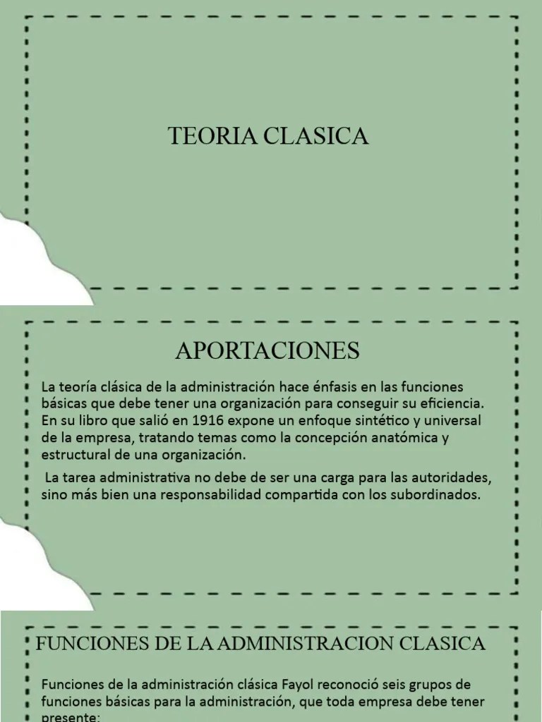 Teoria Clasica | PDF