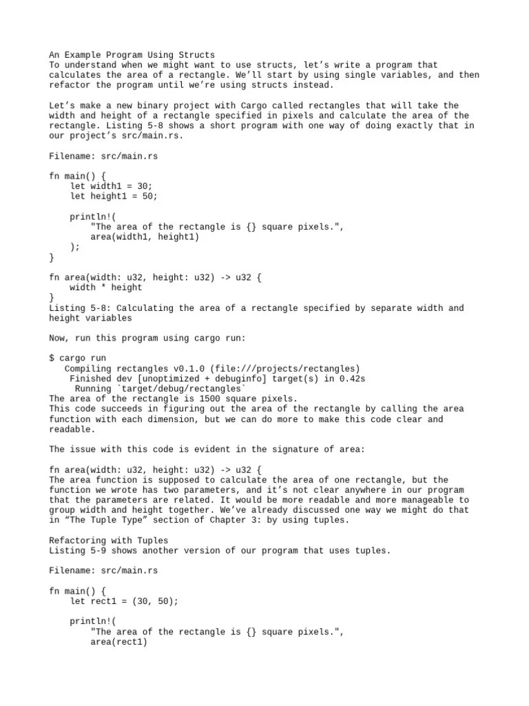 Rust | PDF | Programming Paradigms | Information Technology