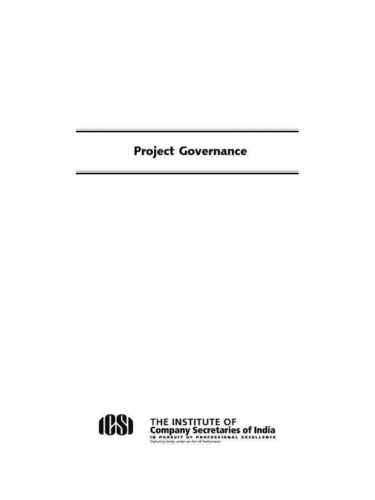 Project Governance | PDF