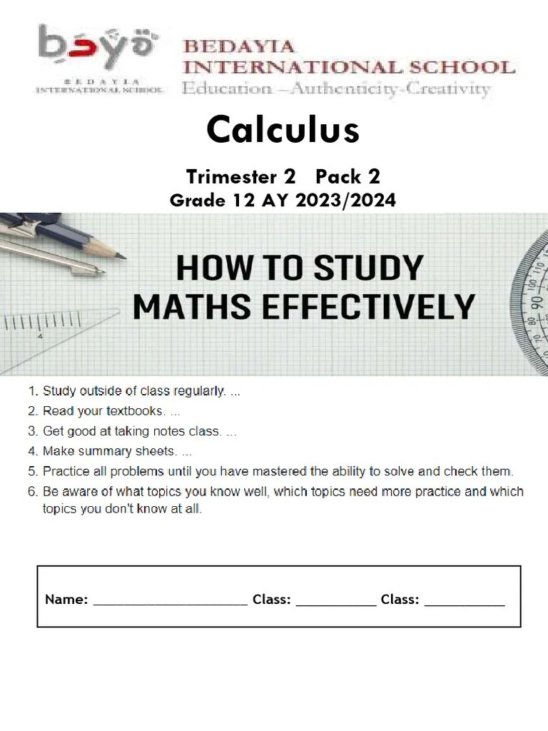 Calculus Practice Differentiation Applications Pack | PDF | Teaching Methods & Materials
