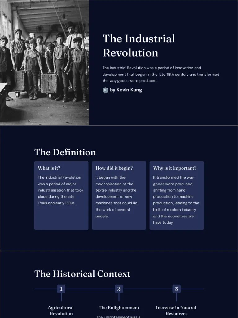 The Industrial Revolution | PDF