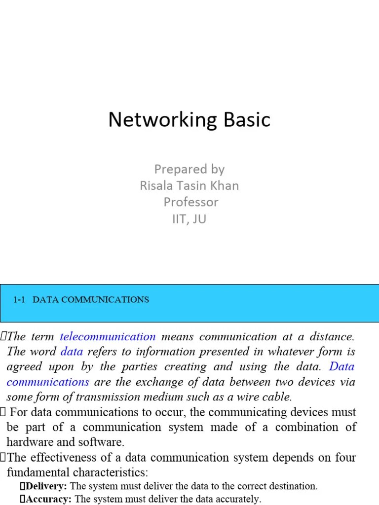 Networking Basic | PDF | Network Topology | Computer Network