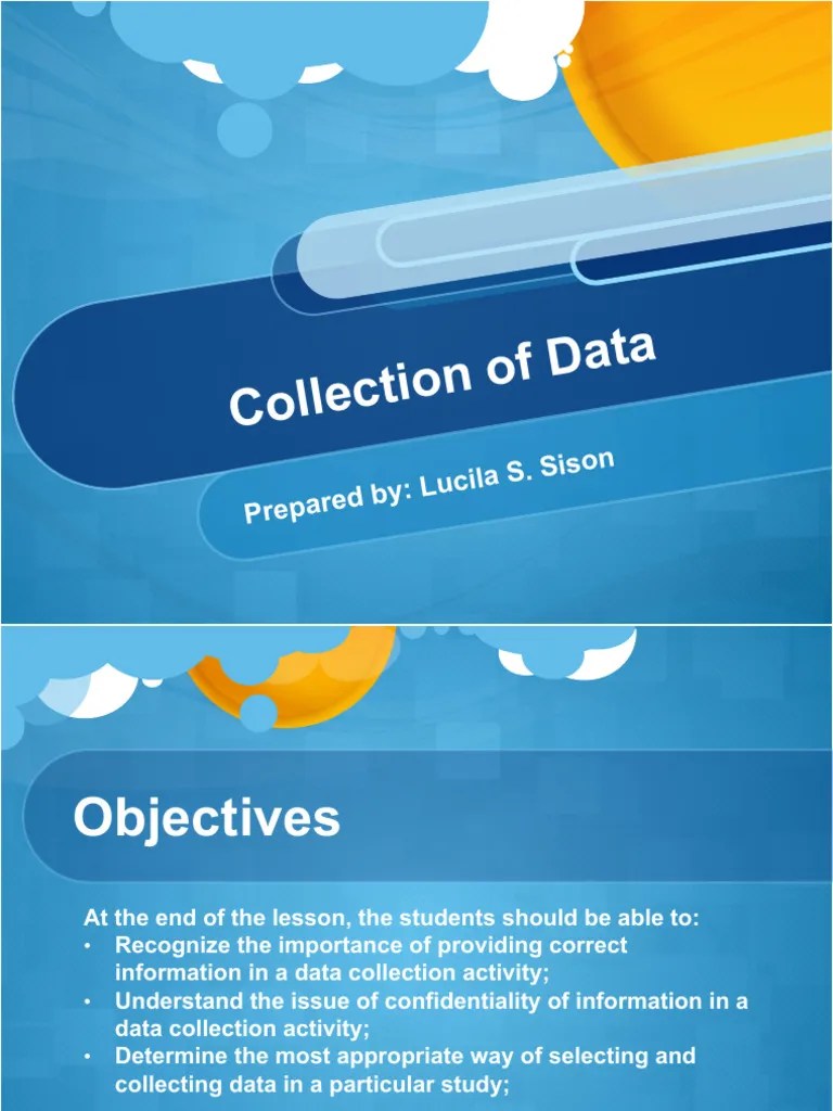 Lesson 2A Collection Of Data | PDF
