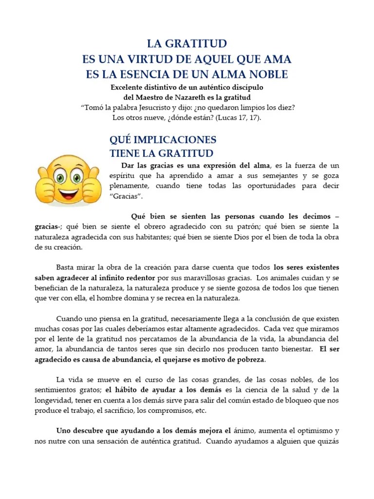 Gratitud Pdf Gratitud Las Emociones - Beautiful Minimal Design - Desktop