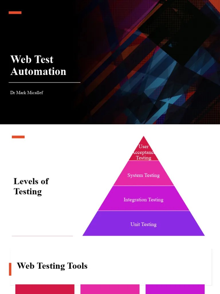 04 - Web Test Automation - Revamped | PDF