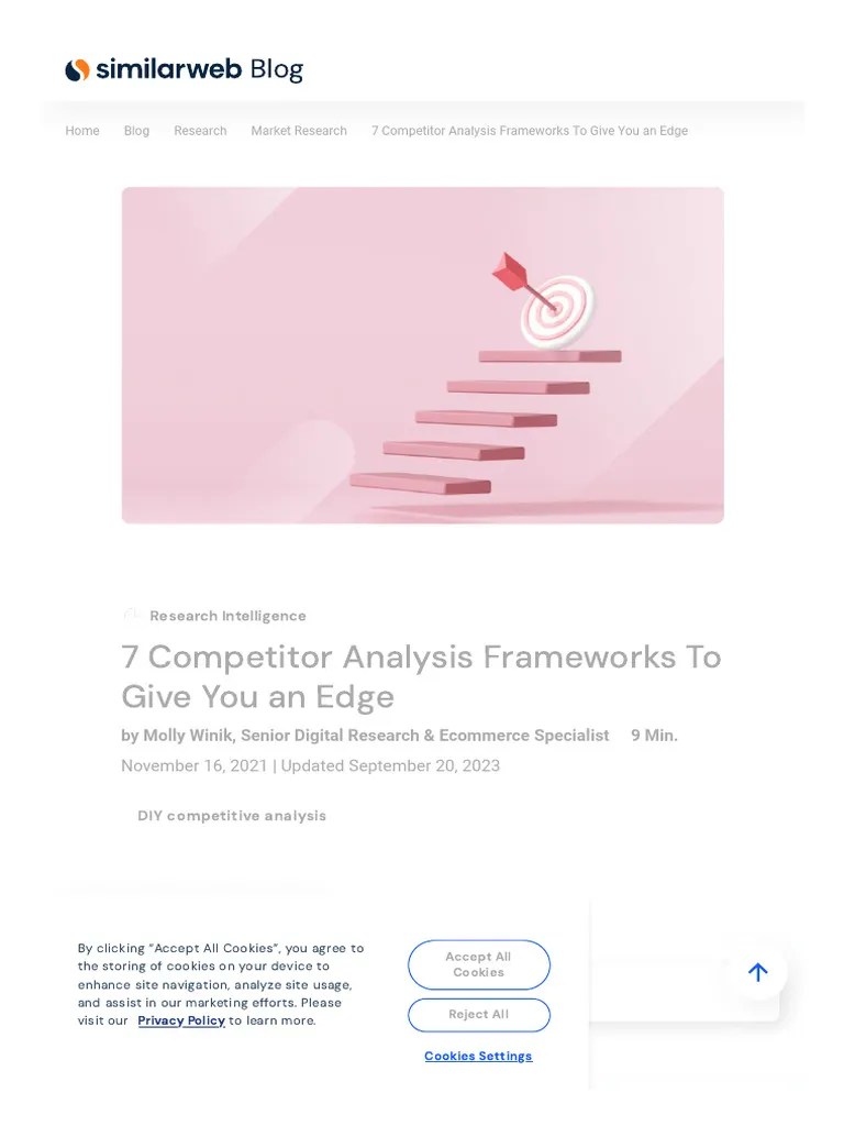 7 Types Of Competitor Analysis Frameworks - Similarweb | PDF | Customer ...