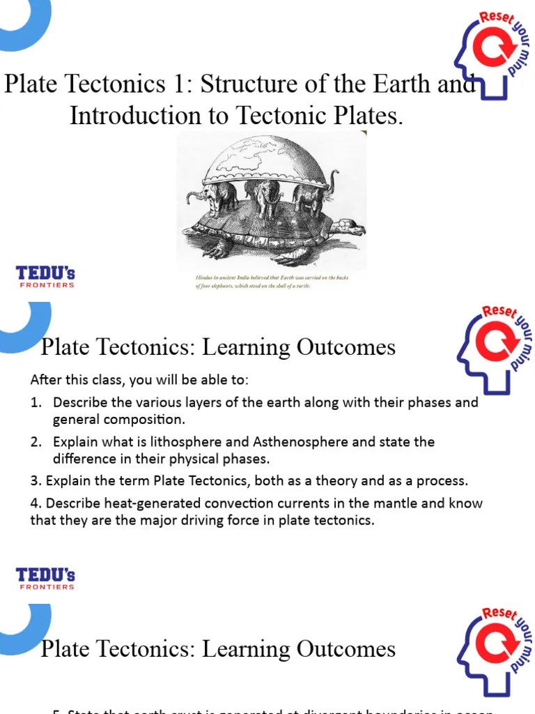 Plate Tectonics-1 Lecture | PDF
