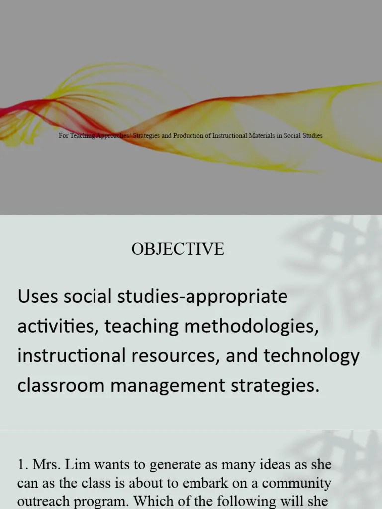 For Teaching Approaches | PDF | Teachers | Classroom Management