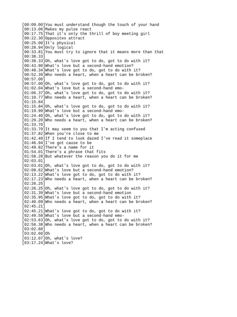 What's Love Got To Do With It Kygo & Tina Turner | PDF