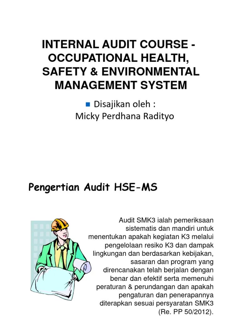 Internal Audit SMK3 | PDF