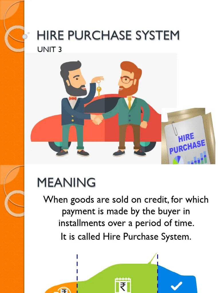 Hire Purchase System | PDF