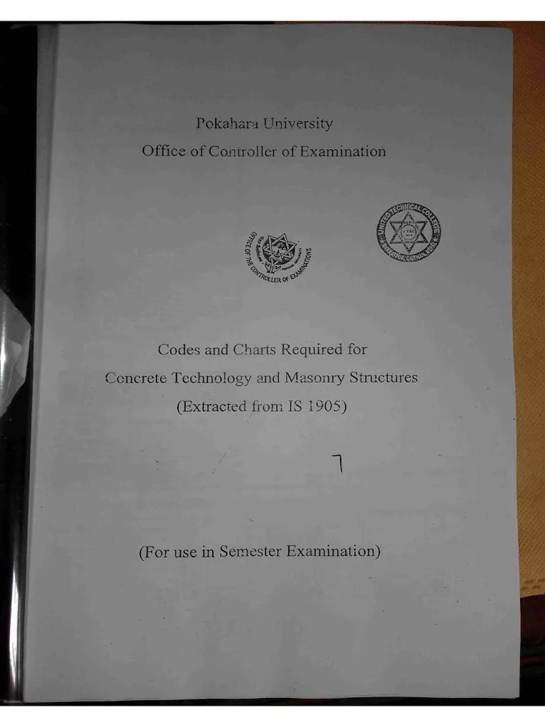 Concrete Technology &masonry Structures Code | PDF