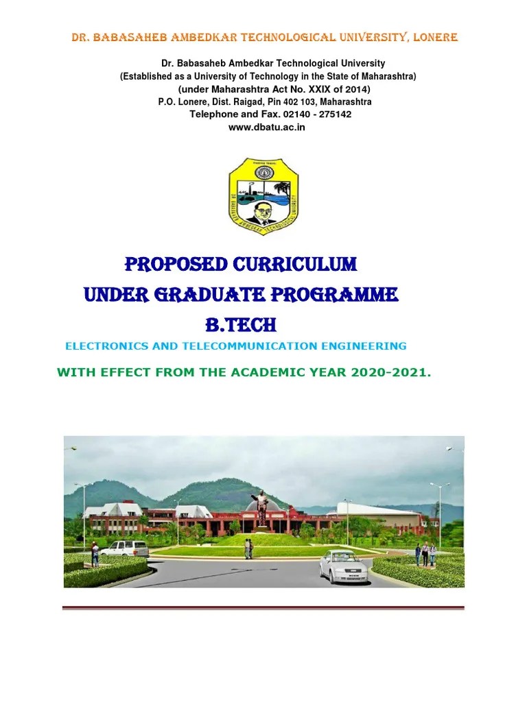 Extc Ug Final 2020-2021 Syllabus | PDF | Academic Term | Course Credit