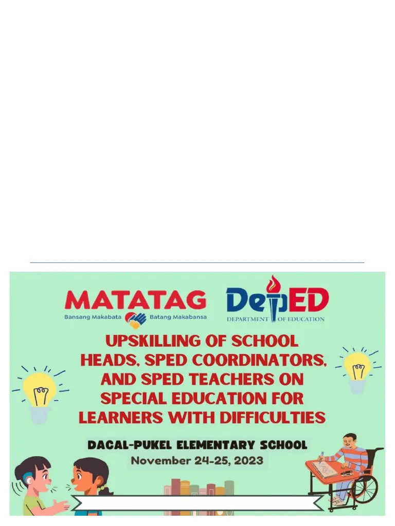 Sped Program | PDF