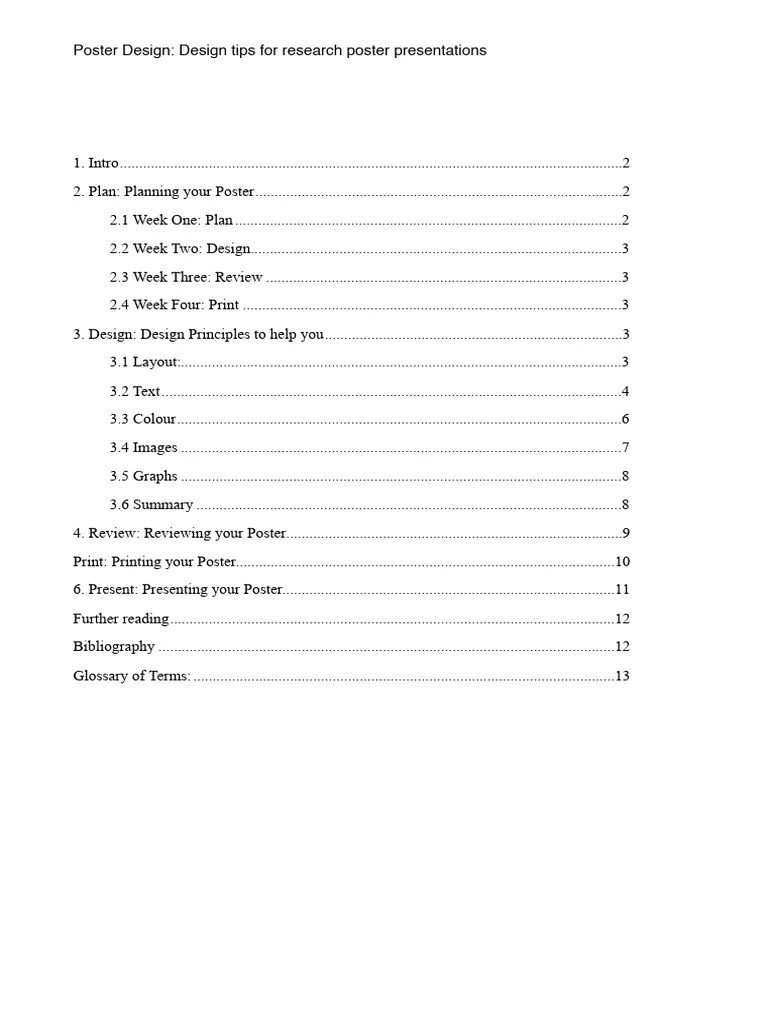 Design Tips For Research Poster Presentations | PDF | Methodology | Color