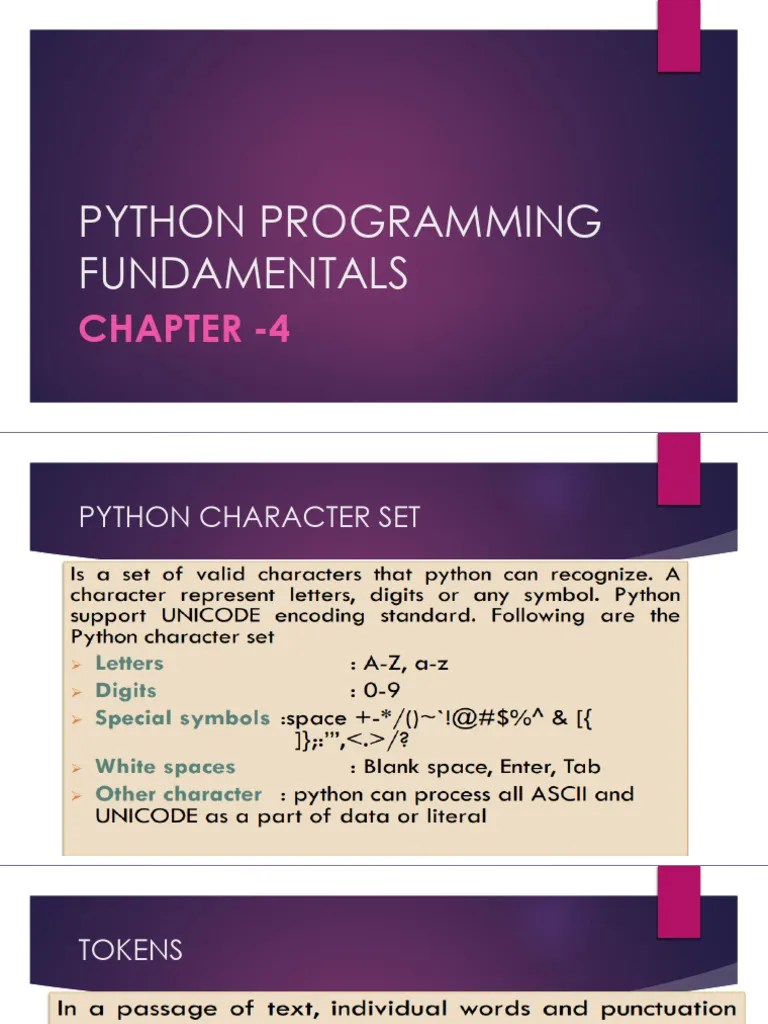 Python Programming Fundamentals | PDF | Variable (Computer Science ...
