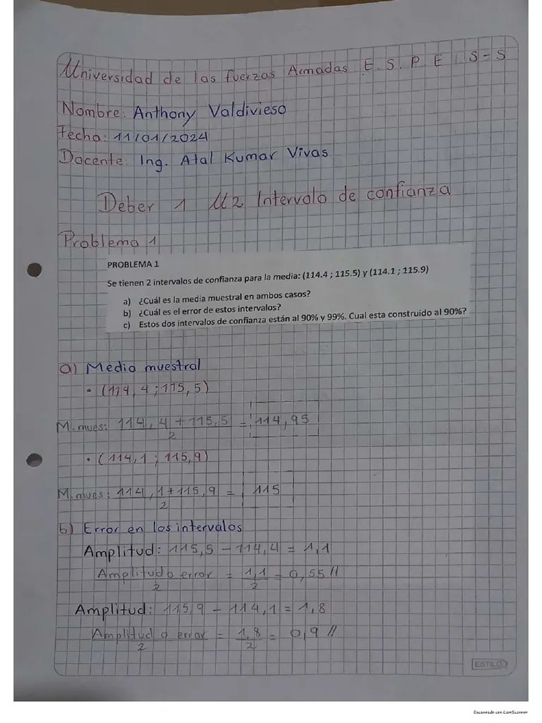 Iintervalos De Confianza | PDF