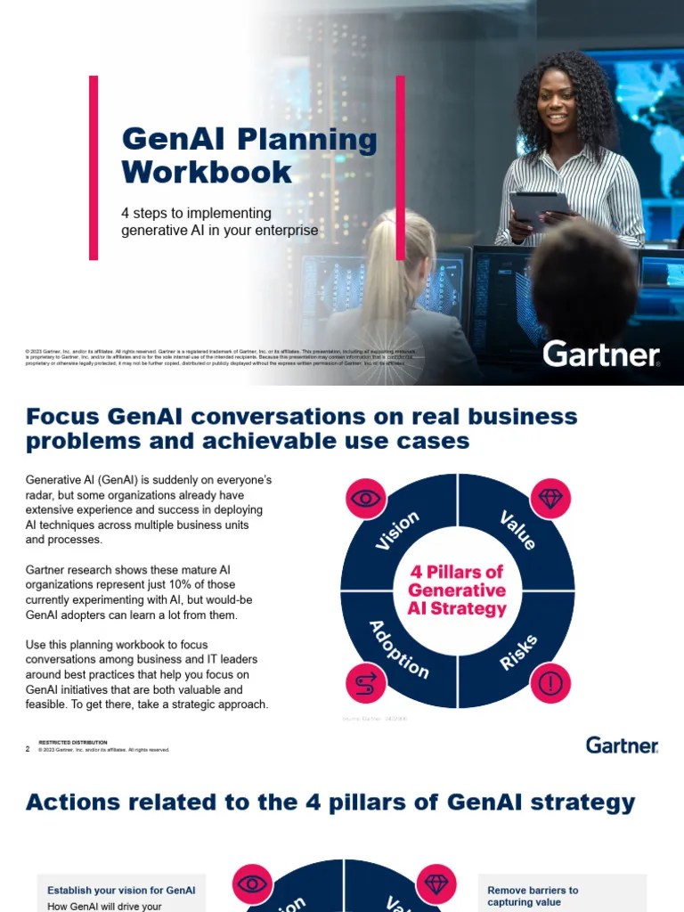 Gartner - GenAI Planning Workbook | PDF | Artificial Intelligence | Intelligence (AI) & Semantics