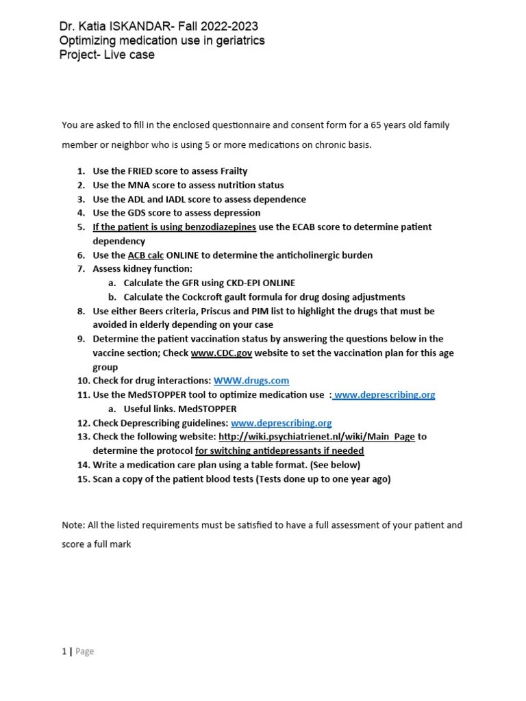 Geriatrics Case Study 2 | PDF | Geriatrics | Medicine