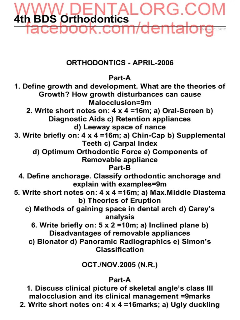 Orthodontics | Download Free PDF | Orthodontics | Human Anatomy