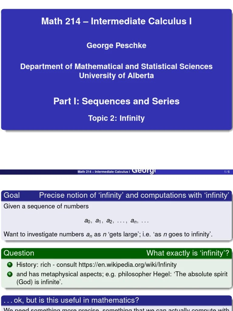 02 Infinity | PDF | Infinity | Mathematics