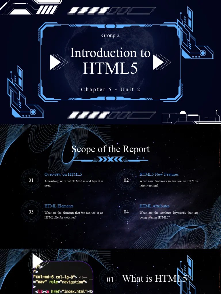 Group 2 HTML5 Powerpoint Presentation | PDF | Business | Technology ...