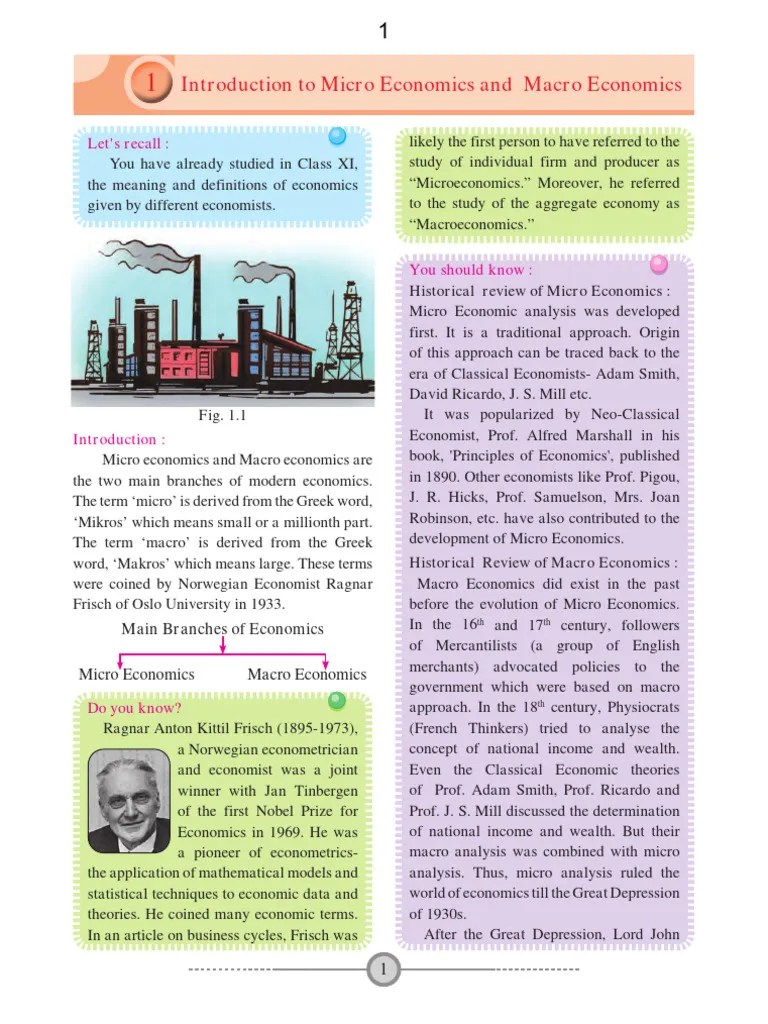 Economics Module - I-1 | PDF | Economics | Macroeconomics