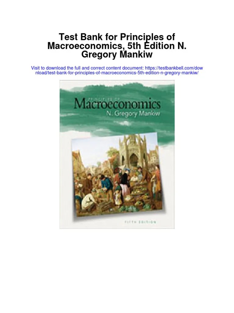 Instant Download Test Bank For Principles Of Macroeconomics 5th Edition ...