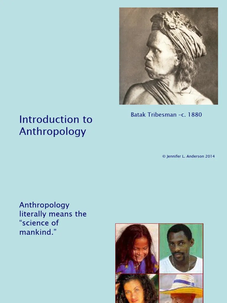 W1 Introduction To Anthropology | PDF | Anthropology | Cultural ...