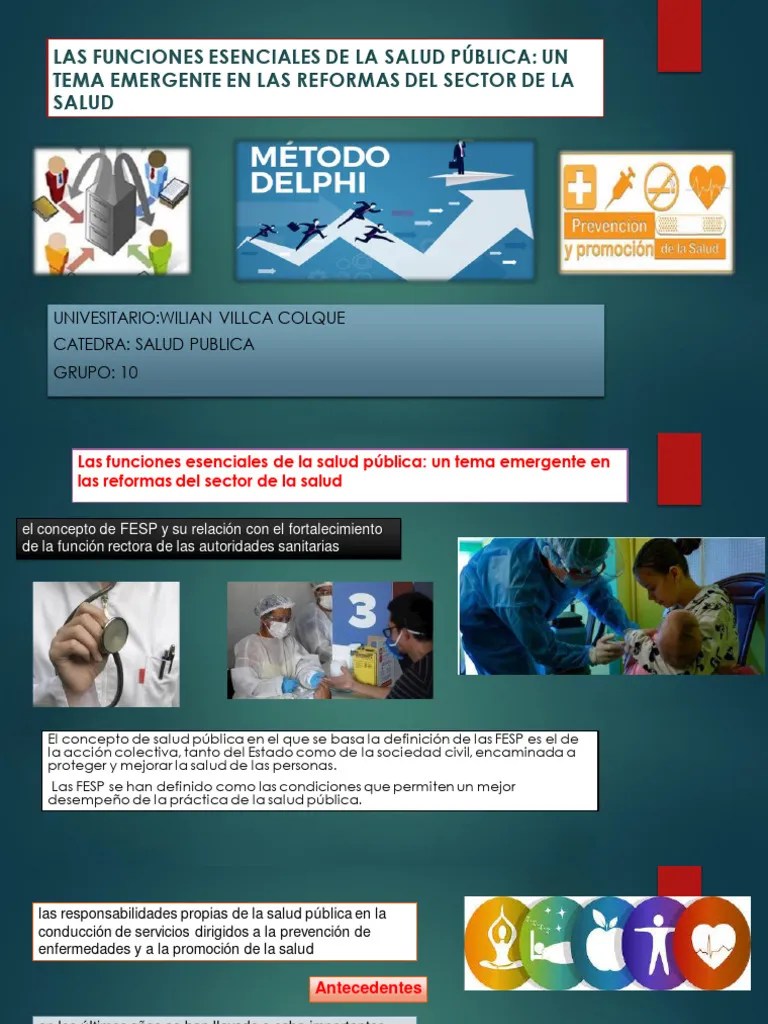 2 Las Funciones Esenciales De La Salud Pública | PDF | Salud Pública ...