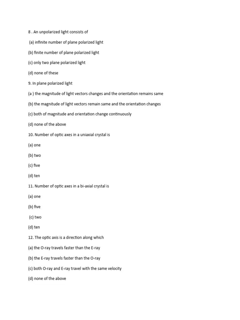 Polarization Notes | PDF