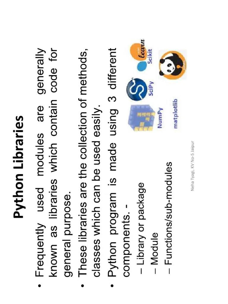 Chapter 3 - Using Python Libraries | PDF