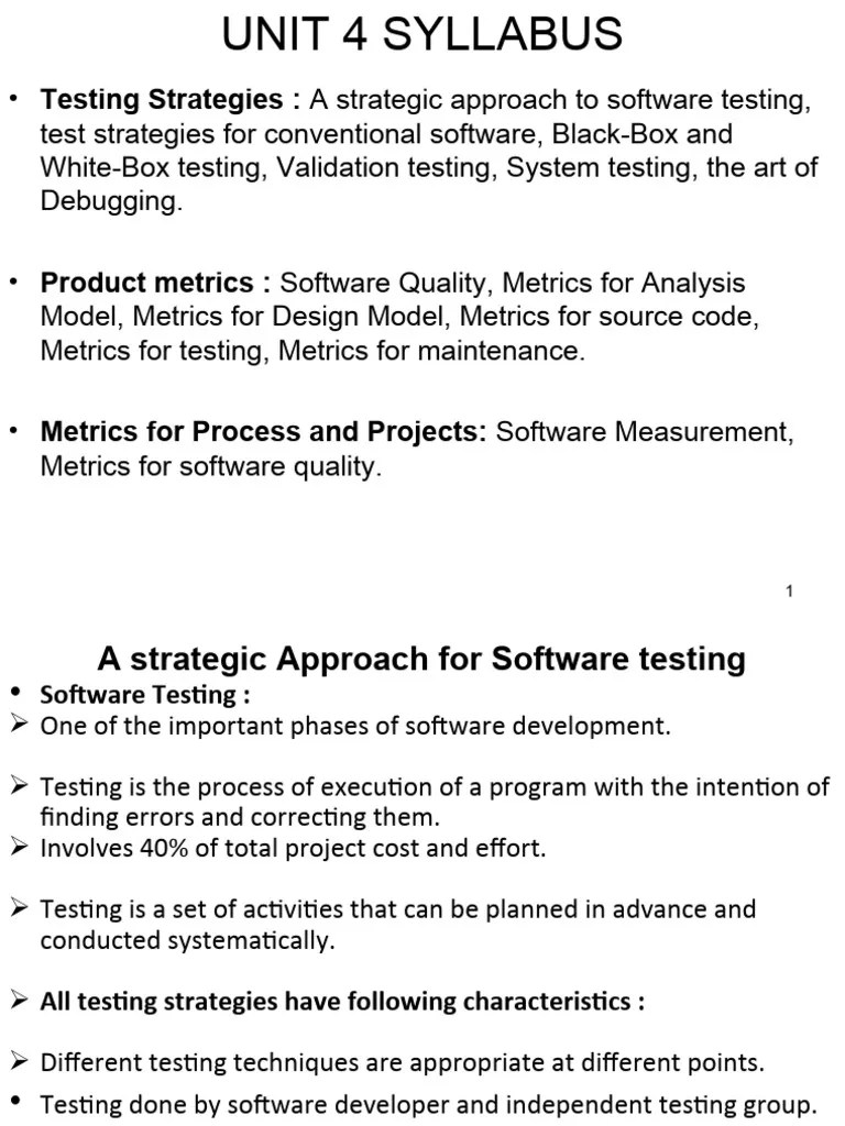 Unit4 | PDF | Software Testing | Control Flow
