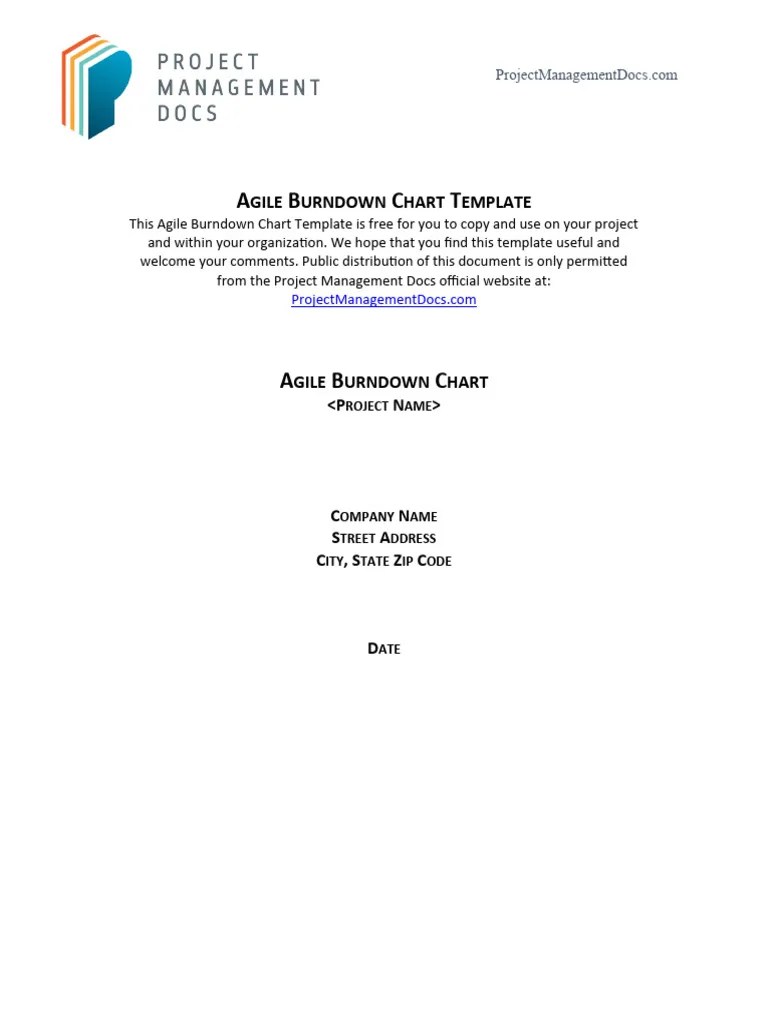 Agile Burndown Chart | PDF | Chart | Computing