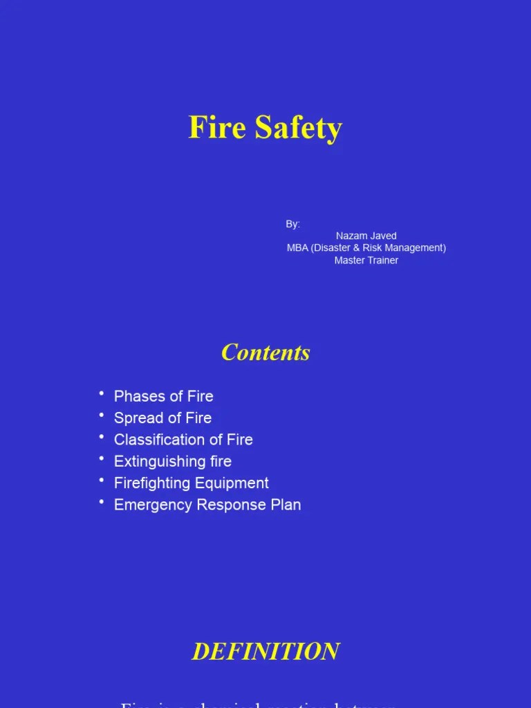 Fire Safety | PDF | Firefighting | Fires