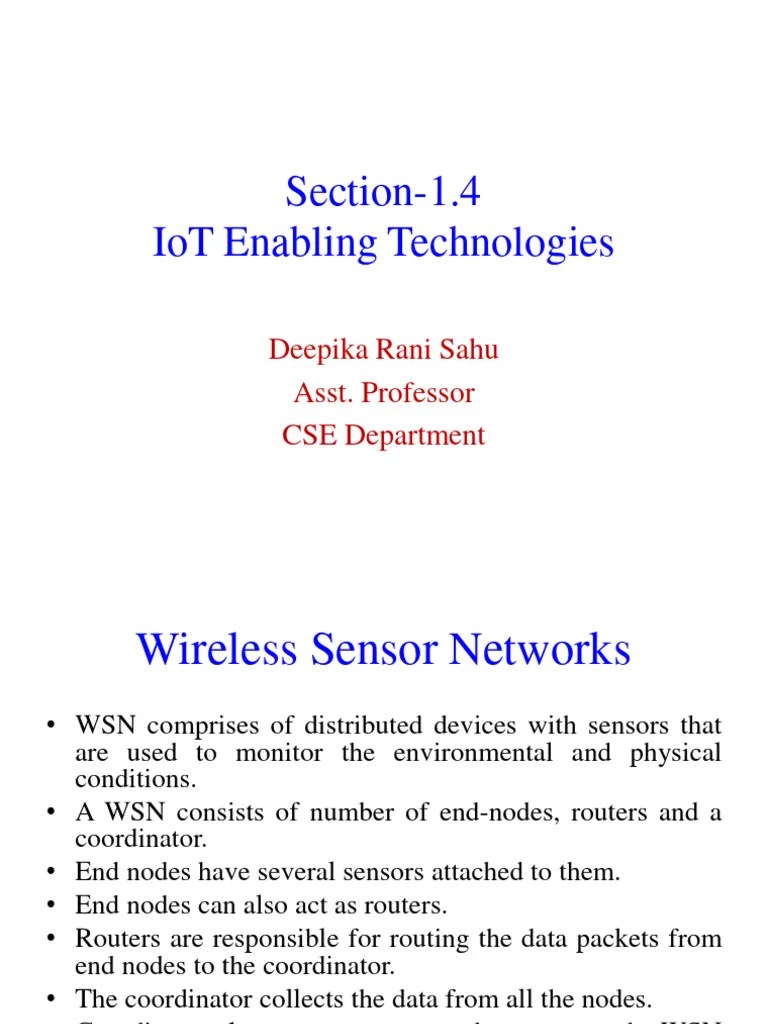 Chapter1.3 - IoT Enabling Technologies | PDF | Cloud Computing ...