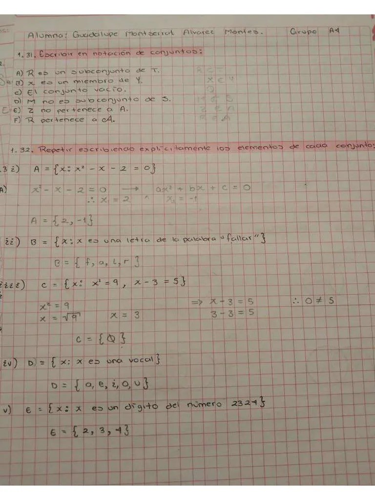 Ejercicios De Teoría De Conjuntos | PDF