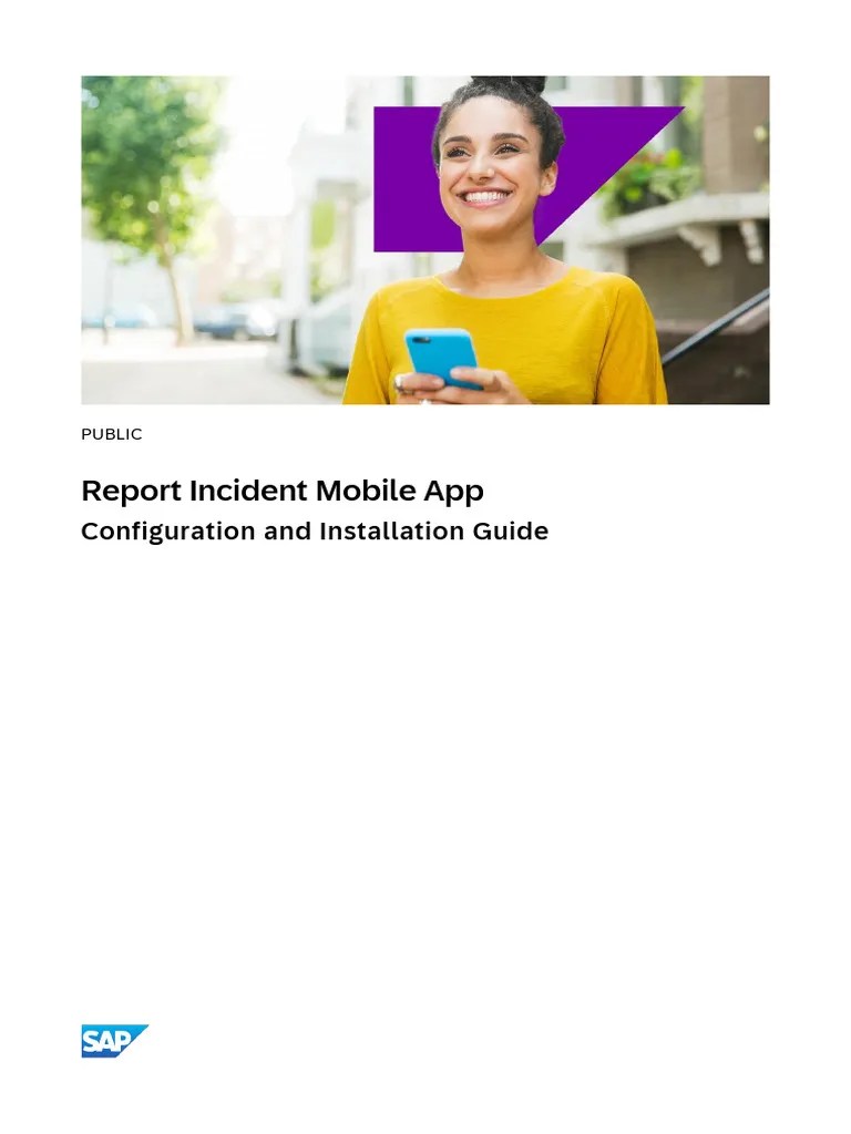 Report Incident Mobile App - Configuration And Installation Guide | PDF ...