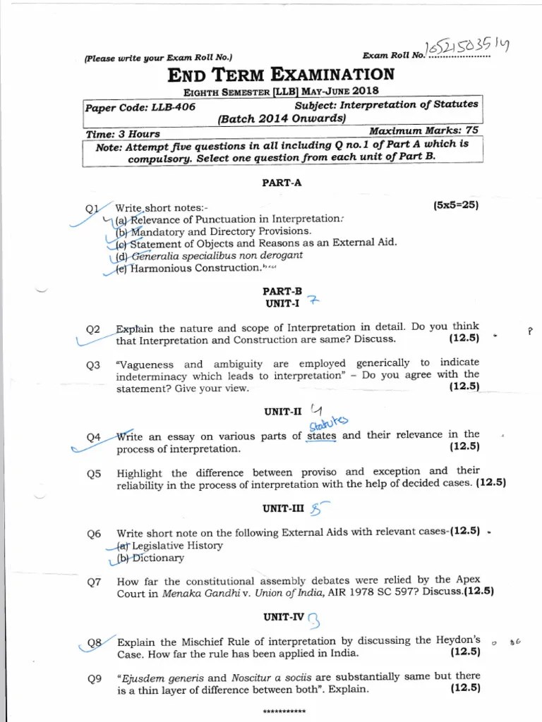 2018 Interpretation Of Statutes | Download Free PDF | Statutory Law ...