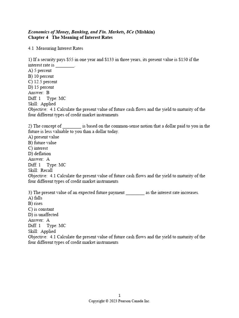 Chapter 4 | PDF | Bonds (Finance) | Yield (Finance)
