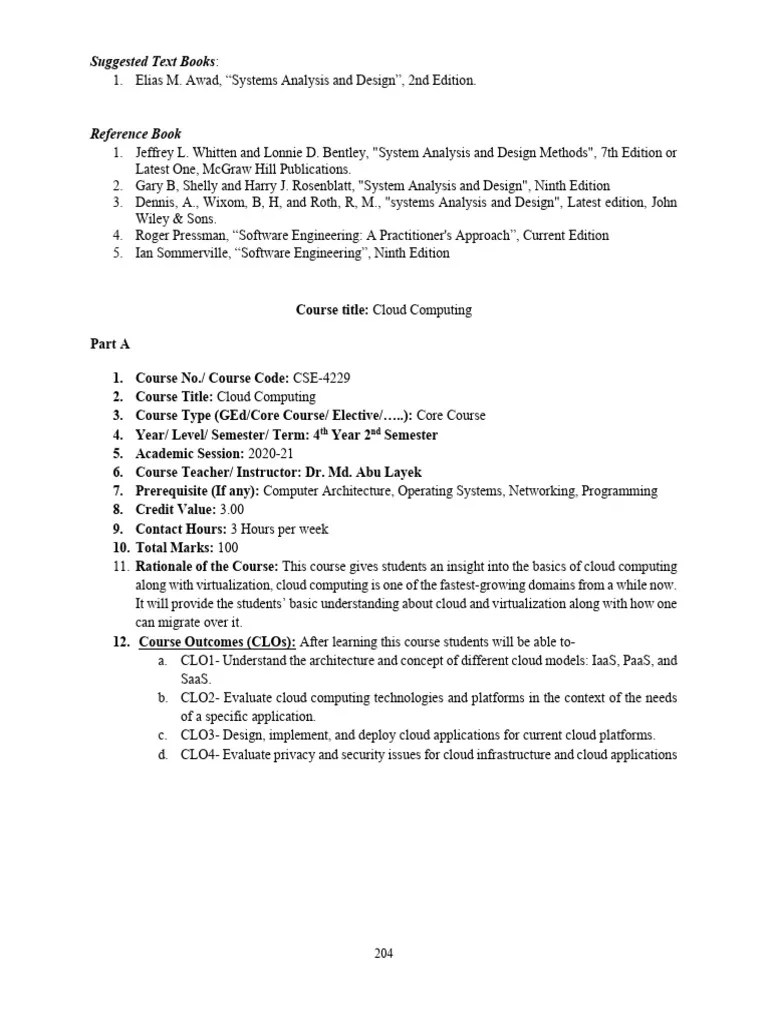 Syllabus Cloud | PDF | Cloud Computing | Virtualization