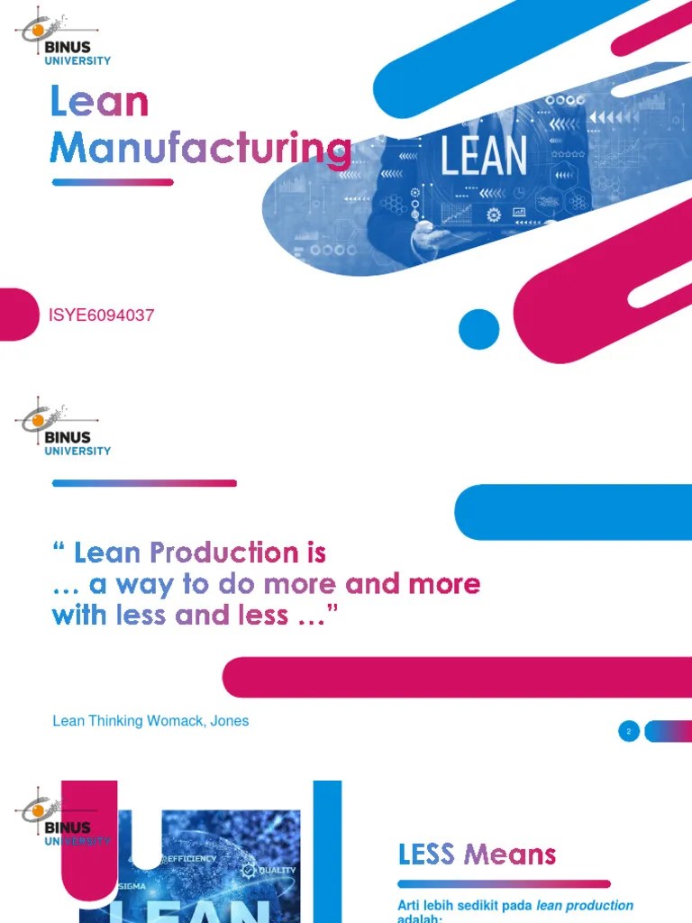Lean Manufacturing | PDF