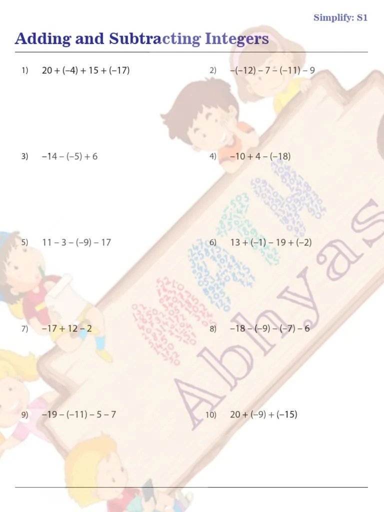 Integer Operations | PDF | Multiplication | Mathematics